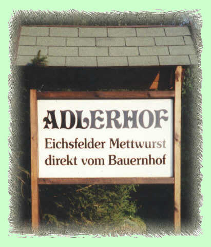 Adlerhof - Eichsfelder Mettwurst direkt vom Bauernhof
